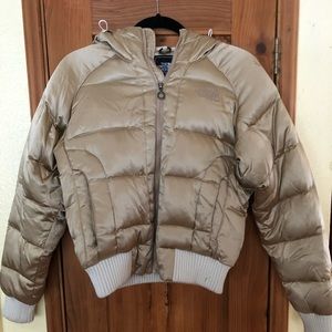 Gold North Face Jacket